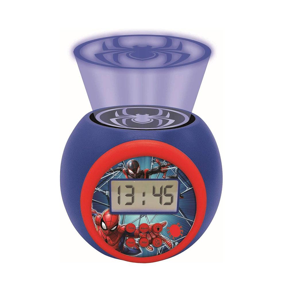 Lexibook Spider-Man Childrens Projector Clock With Night Light Timer Snooze Alarm - Multicolour Secondary image