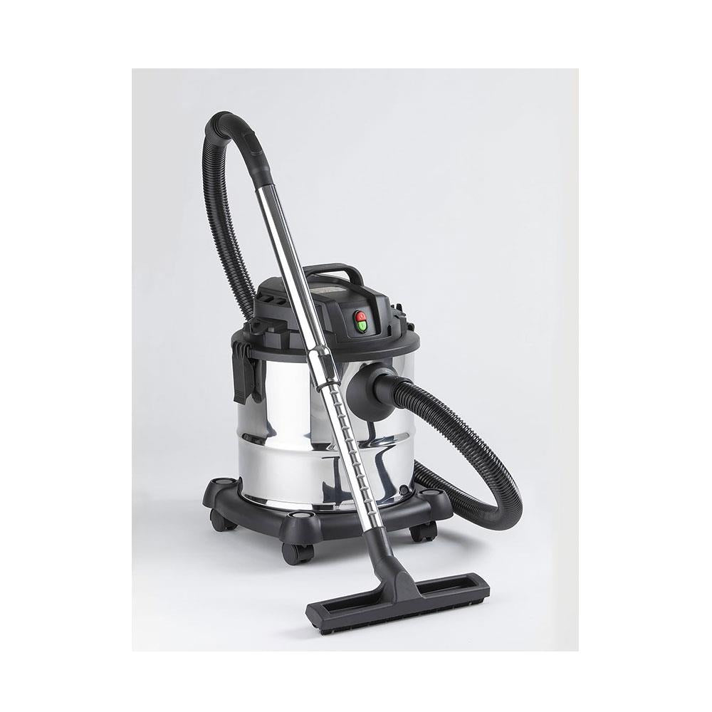 Daewoo Wet & Dry Cylinder Vacuum Cleaner 1000W 20 Litres Dust Tank - Silver