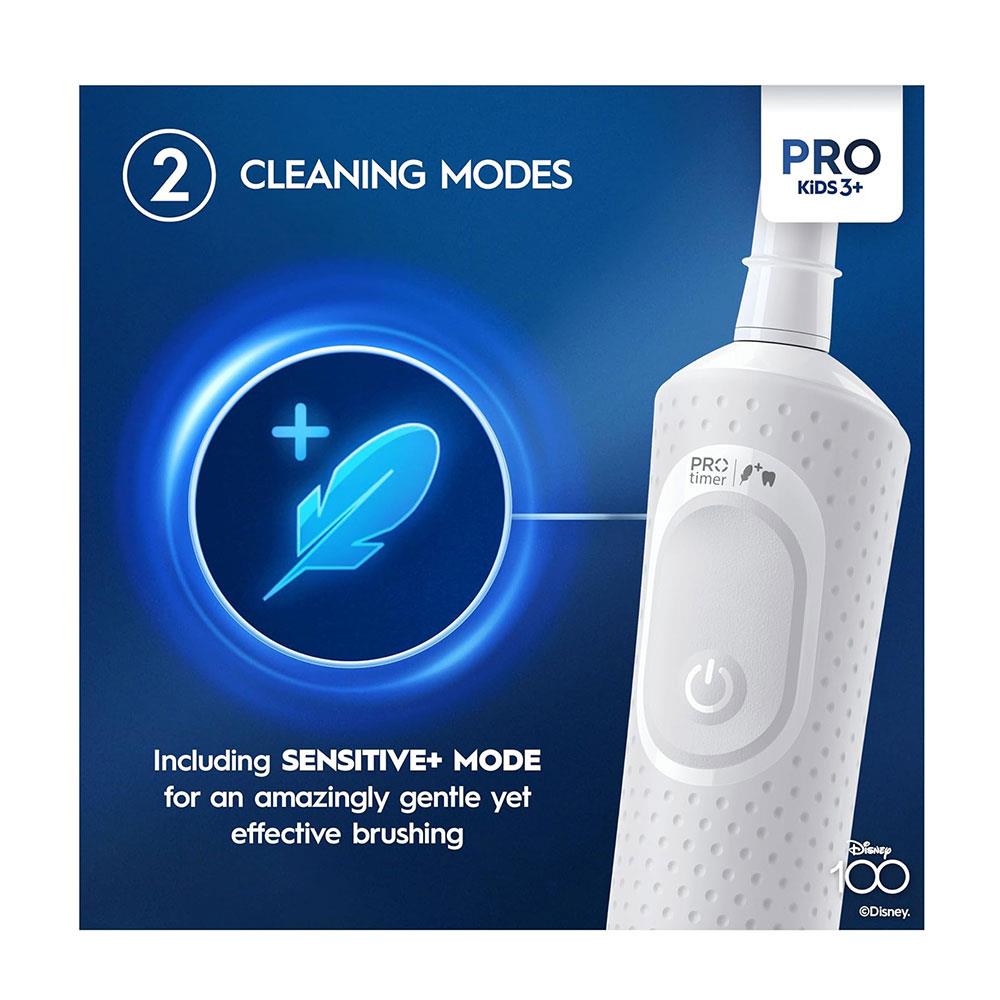 Oral-B Disney 100 Years Vitality Pro Kids Electric Toothbrush 2 Modes Special Edition - White & Grey D12KIDSPRODIS Secondary image