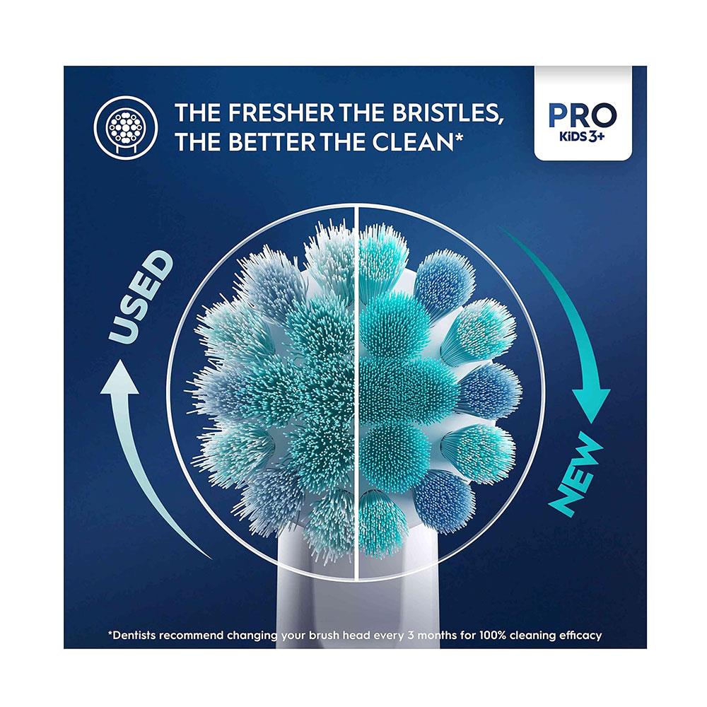 Oral-B Disney Frozen Pro Kids Electric Toothbrush 2 Modes With Travel Case Gift Set - Blue D12KIDSPROFRZGIFT