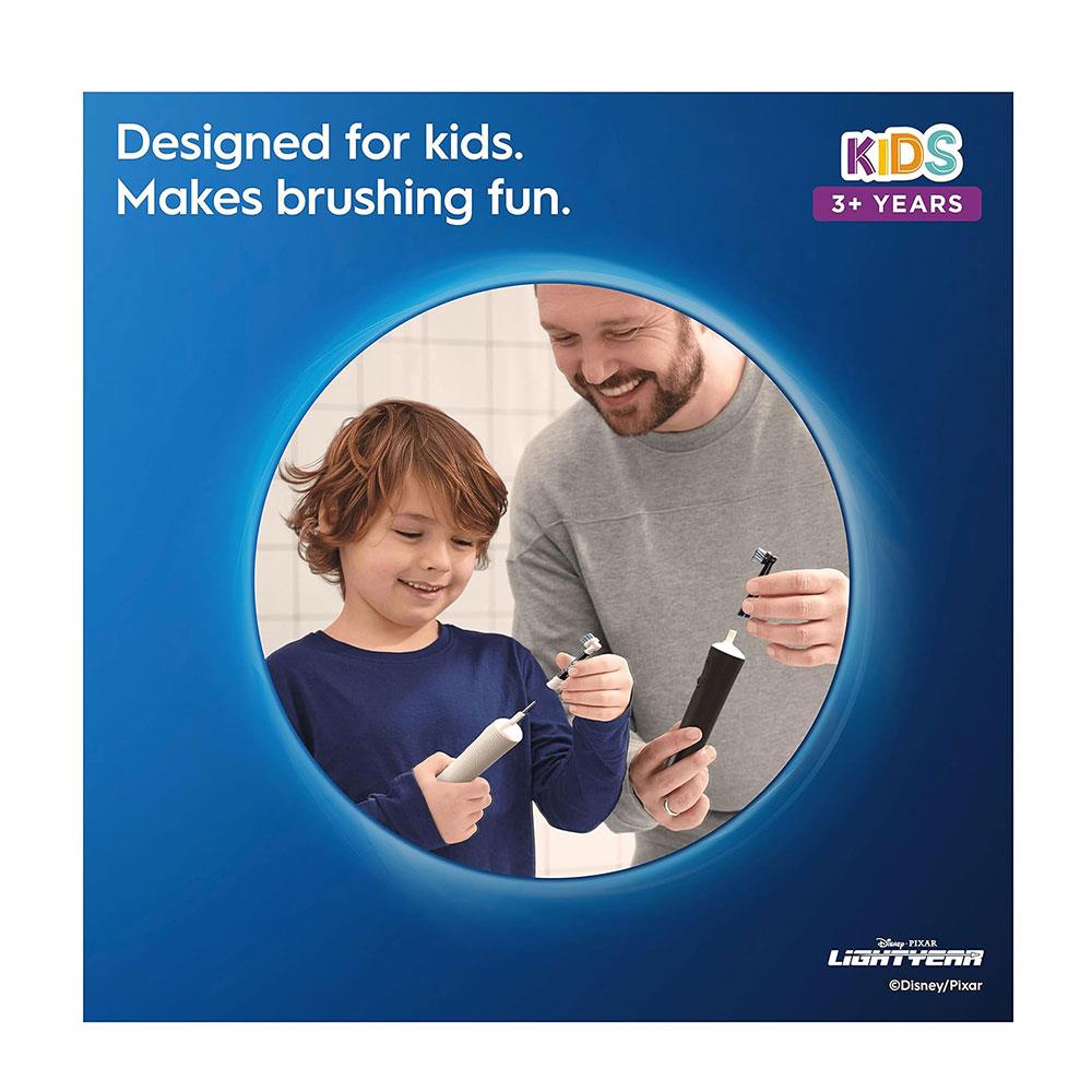 Oral-B Disney Pixar Lightyear Kids Electric Toothbrush 2 Modes Extra Soft - White Secondary image