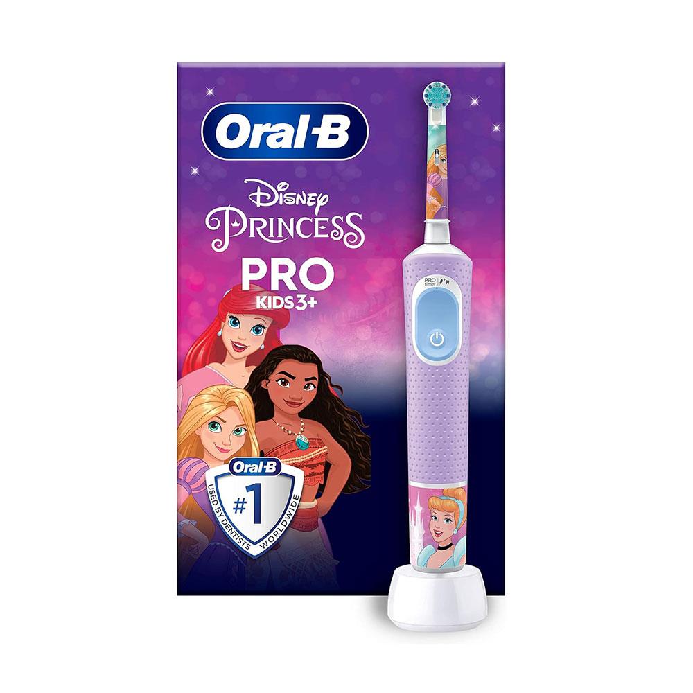 Oral-B Disney Princess Vitality Pro Kids Electric Toothbrush 2 Modes - Purple Main image