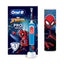 Oral-B Marvel Spiderman Pro Kids Electric Toothbrush 2 Modes With Travel Case Gift Set - Red & Blue D12KIDSPROSPIGIFT