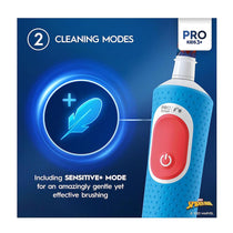 Oral-B Marvel Spiderman Pro Kids Electric Toothbrush 2 Modes With Travel Case Gift Set - Red & Blue D12KIDSPROSPIGIFT