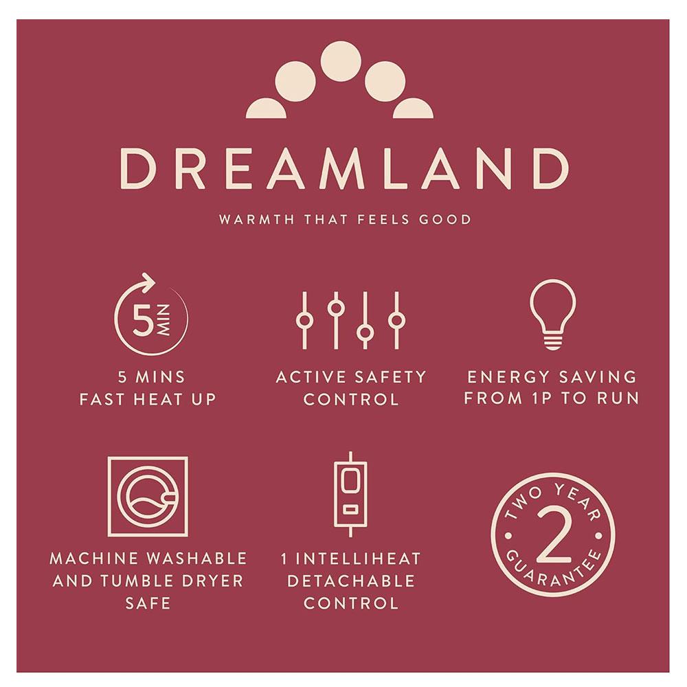 Dreamland Hurry Home Deluxe Velvet Herringbone Quilted Heated Warming Throw Blanket 120 x 160 cm - Mustard Yellow