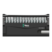 Wera Bit-Check 30 Metal 1 Screwdriver Bit Set And Holder PZ/PH/TX/SL Hex-Plus - 30 Piece