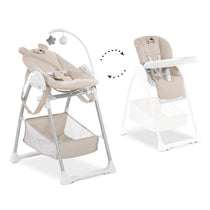 Hauck Sit N Relax Highchair Compact Folding Fully Adjustable From Birth - 15kg - Winnie The Pooh Beige