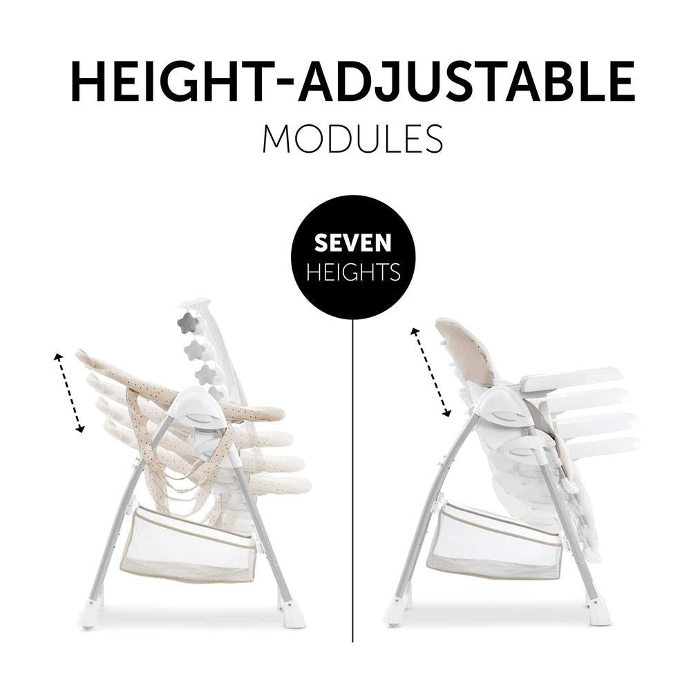 Hauck Sit N Relax Highchair Compact Folding Fully Adjustable From Birth - 15kg - Winnie The Pooh Beige Secondary image
