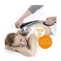 Beurer Infrared Tapping Body Massager 4 Massage Programs 5 Speeds 2 Attachments - Silver/Gray