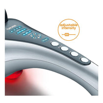 Beurer Infrared Tapping Body Massager 4 Massage Programs 5 Speeds 2 Attachments - Silver/Gray