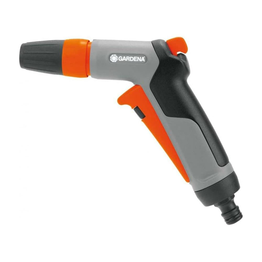 Gardena Classic Cleaning Water Nozzle And Spraying With Impulse Trigger And Lock - Orange/Grey Secondary image