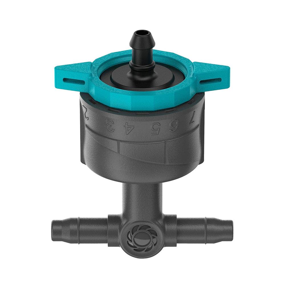 Gardena Micro Drip System Inline Adjustable Pressure Compensating Drip Head 1-8L/Hour 4.6mm - 5 Pack