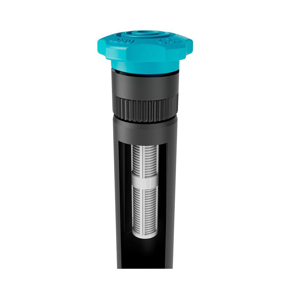 Gardena Pop-Up Sprinkler SD80 With Spray Nozzle 1/2 Inch Female Thread 28-80 m²- Black/Turquoise