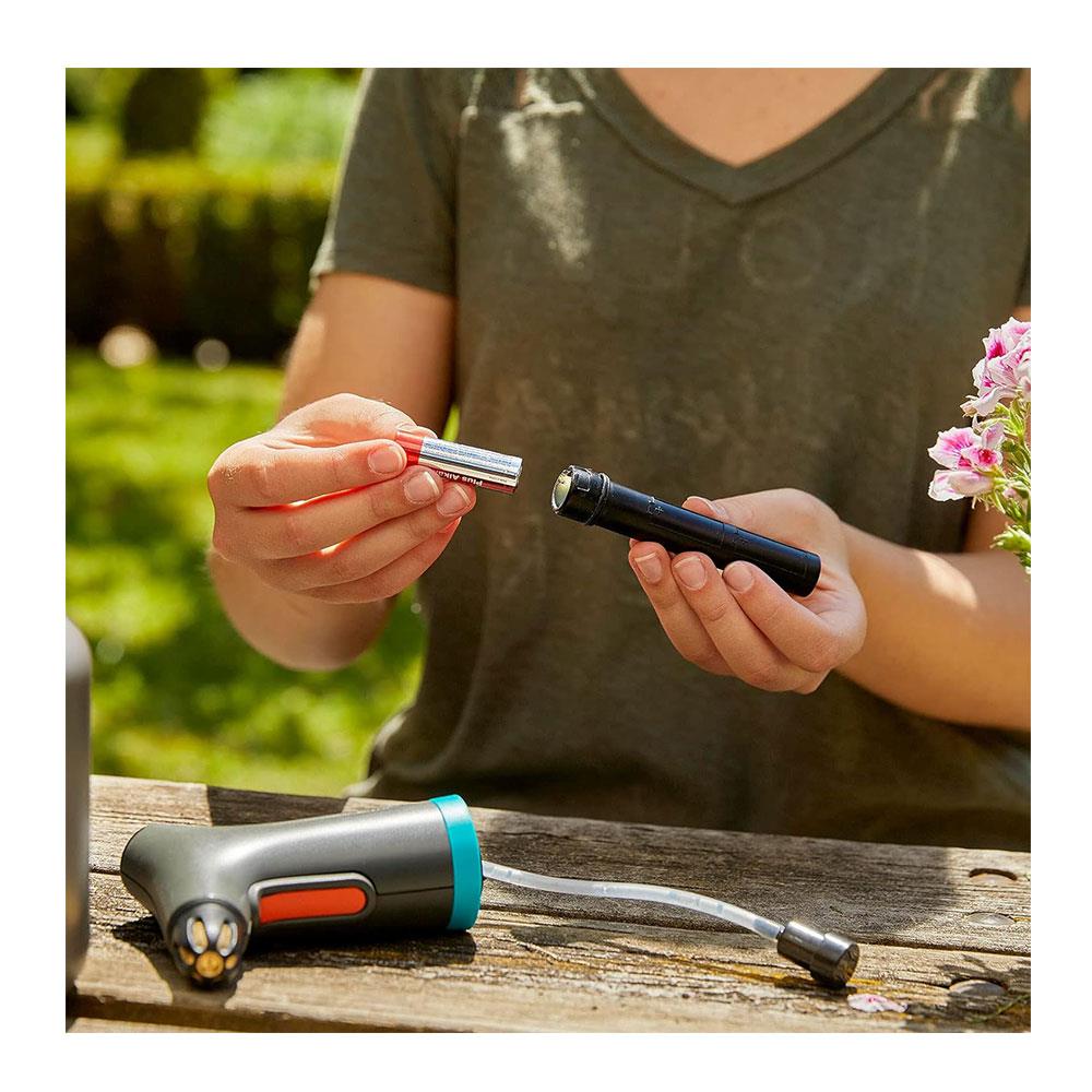 Gardena Pump Sprayer 1 EasyPump Battery Operated With 360° Water Level Indicator - Orange/Grey