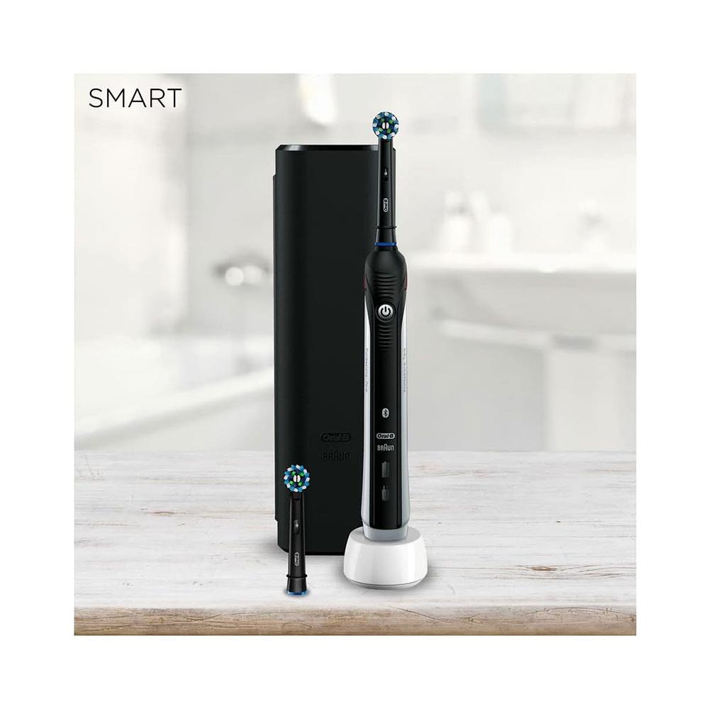 Oral-B Smart 4 4500 Electric Toothbrush 3 Modes 2 Tooth Brush Heads Travel Case - Black Edition Secondary image