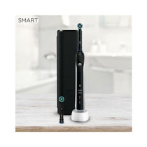 Oral-B Smart 4 4500 Electric Toothbrush 3 Modes 2 Tooth Brush Heads Travel Case - Black Edition
