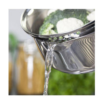 Morphy Richards Induction Frying Pan And Saucepan 5 Piece Set With Lids Stainless Steel - Silver