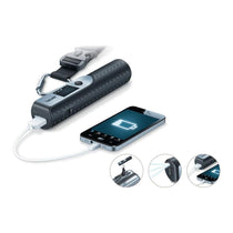 Beurer 3 In 1 Travelmeister Power Bank Charger Luggage Scale & Torch 16cm - Black