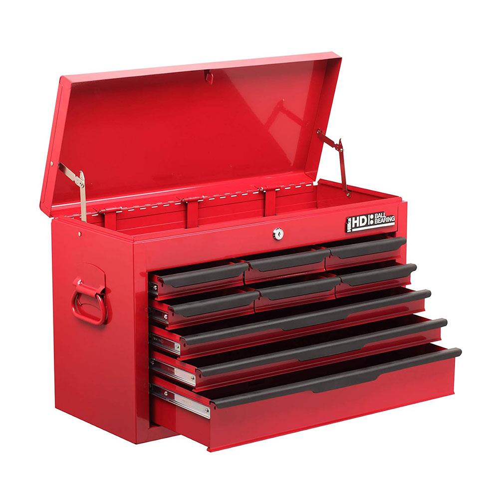 Hilka Heavy Duty 9 Drawer Tool Chest BBS - Red Main image