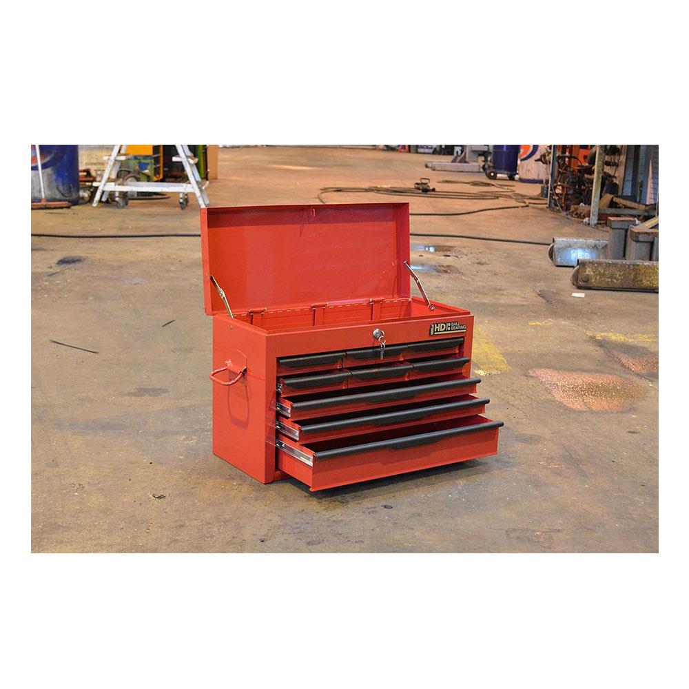 Hilka Heavy Duty 9 Drawer Tool Chest BBS - Red