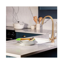 Dishmatic Fillable Washing Up Handle Replaceable Sponge - Multicolour