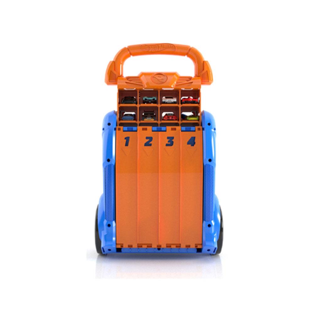 Hot Wheels Multilauncher Ultra Racing Car Case Stores Up To 20 Cars - Multicolour