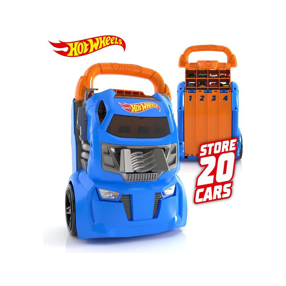 Hot Wheels Multilauncher Ultra Racing Car Case Stores Up To 20 Cars - Multicolour Secondary image