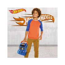 Hot Wheels Multilauncher Ultra Racing Car Case Stores Up To 20 Cars - Multicolour