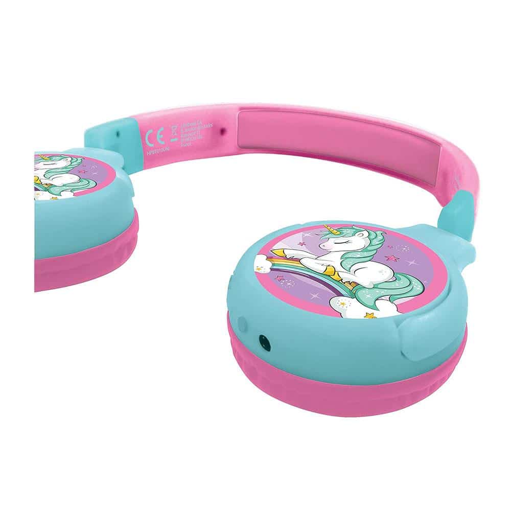 Lexibook Unicorn Bluetooth And Wired Foldable Kids Headphones - Multicolour