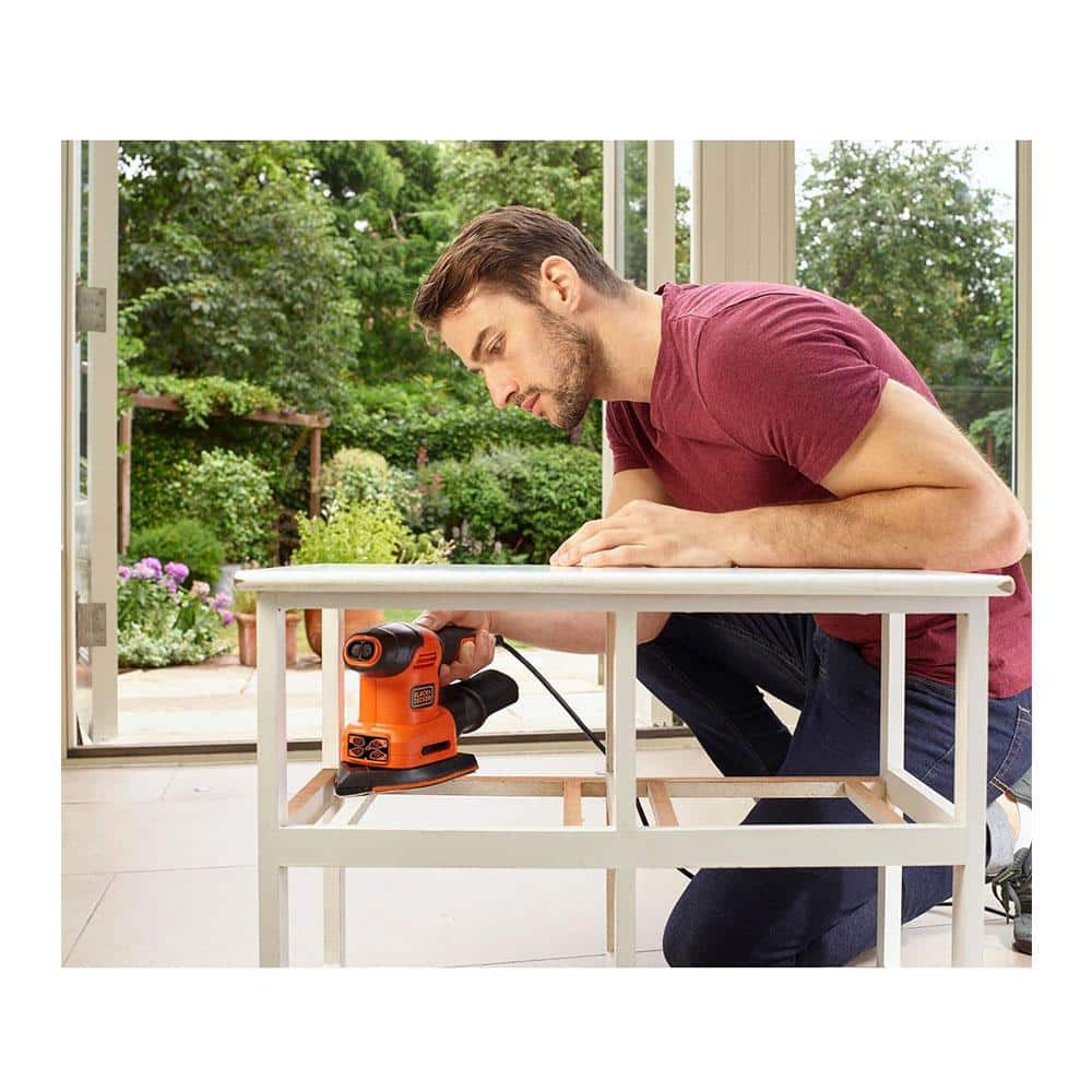 Black & Decker 4-In-1 Corded Multi-Sander 200W 240V - Orange/Black