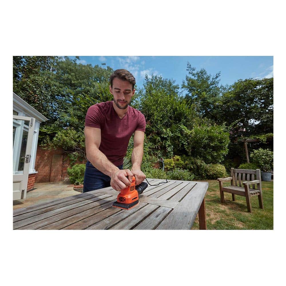 Black & Decker 4-In-1 Corded Multi-Sander 200W 240V - Orange/Black