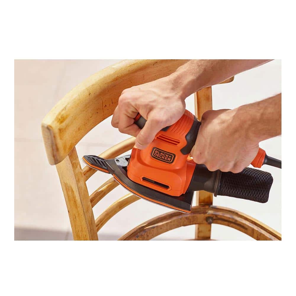 Black & Decker 4-In-1 Corded Multi-Sander 200W 240V - Orange/Black