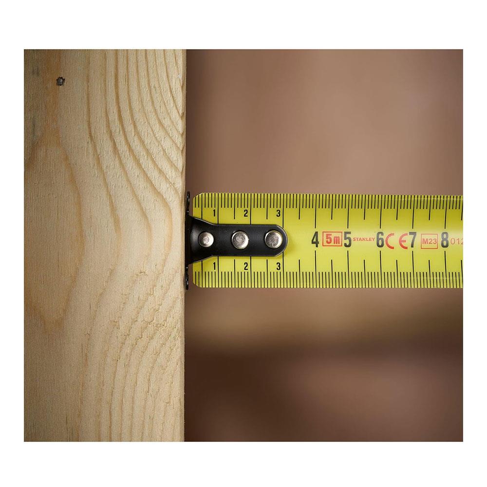 Stanley FatMax Blade Armor Measure Tape 5 Metres Metric Only - Yellow/Black