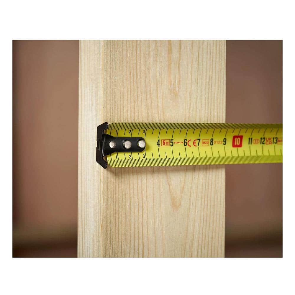 Stanley FatMax Blade Armor Measure Tape 5 Metres Metric Only - Yellow/Black