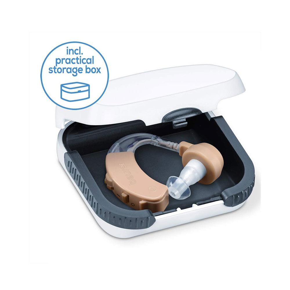 Beurer HA 20 Hearing Amplifier Frequency Range 200 To 5000Hz With 3 Attachments - Nude