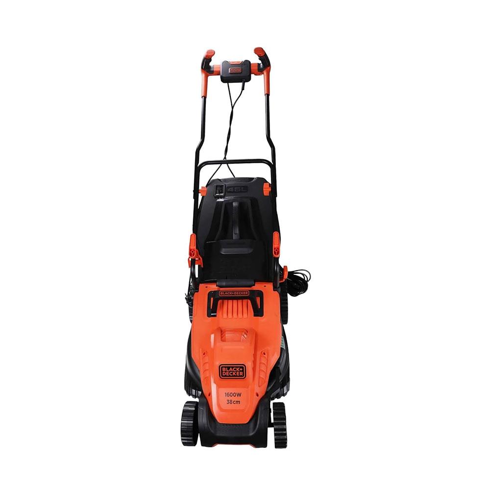 Black & Decker Lawn Mower With Bike Handle 38cm Cutting Width 1600W 240V - Orange/Black