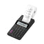 Casio Compact 12 Digit Display Printing Calculator - Black