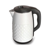 Infapower Diamond Design Cordless Kettle 360 Degree 1800W 2.5 Litres - White
