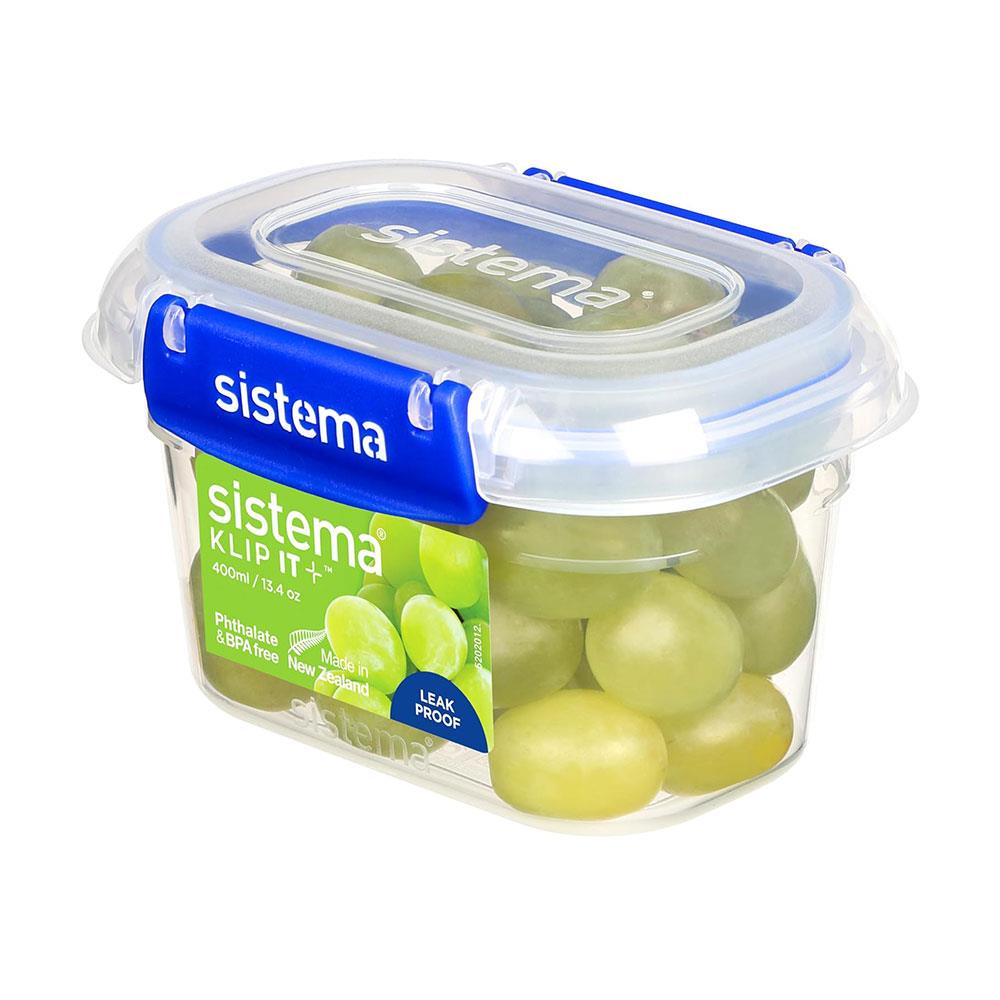 Sistema Klip It Plus Rectangle Container 400ml - Transparent