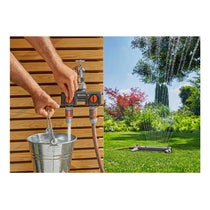 Gardena Twin-Tap Connector For Operating Two Watering Accessories - Orange/Black/Grey