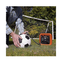 Black & Decker 12V Electric Cordless High Pressure Inflator - Orange/Black