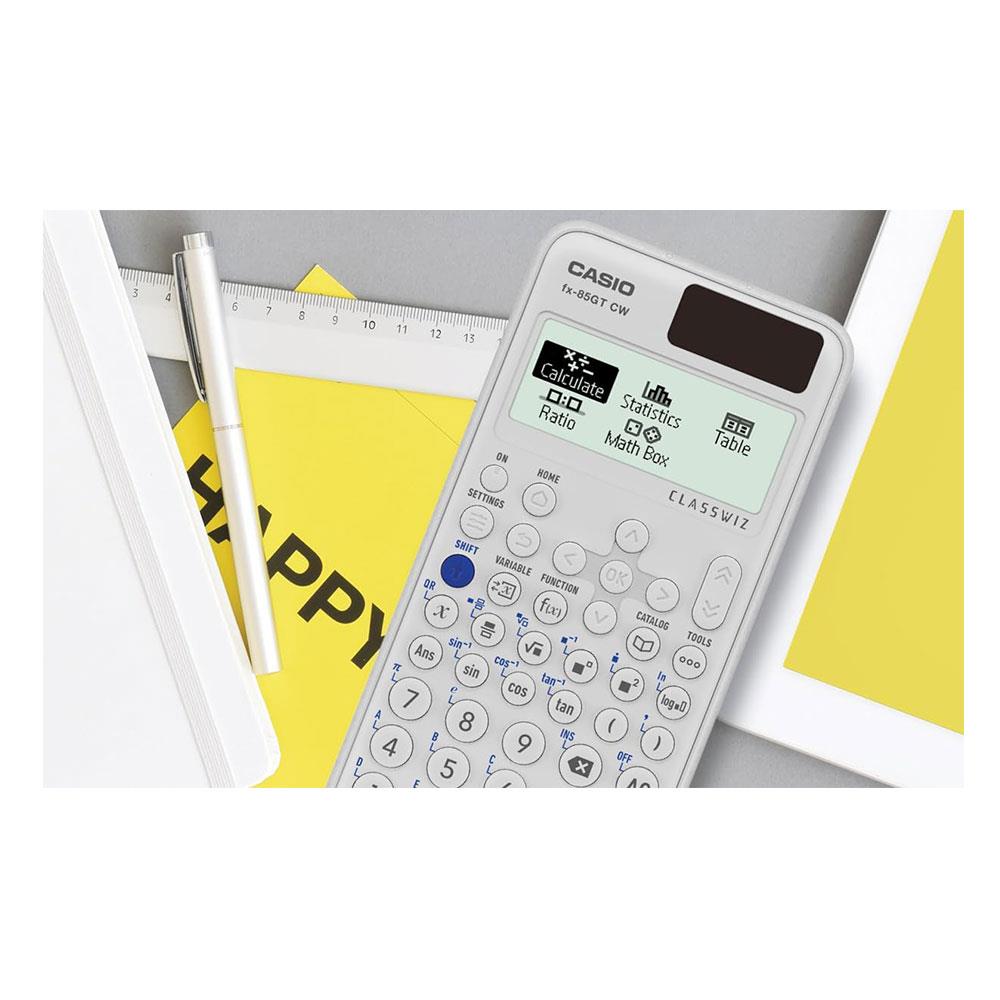 Casio ClassWiz GCSE Scientific Calculator Dual Powered 290+ Functions - White