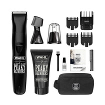 Wahl Peaky Blinders 7-In-1 Multigroomer Gift Set Rechargeable Cordless Trimmer With 3 Attachments - Black
