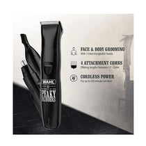 Wahl Peaky Blinders 7-In-1 Multigroomer Gift Set Rechargeable Cordless Trimmer With 3 Attachments - Black