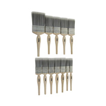 Coral Painters Dozen Paint Brush Set 2 X 1 Inch 5 X 1.5 Inch 4 X 2 Inch & 3 Inch - 12 Piece