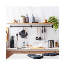 Masterchef Kitchen Utensils Set With Stainless Steel Necks & Natural Wood Handles - 6 Piece