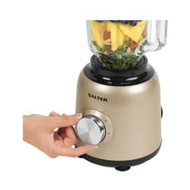 Salter Olympus Glass Jug Blender Milkshake & Smoothie Maker 800W 1.5 Litres - Gold