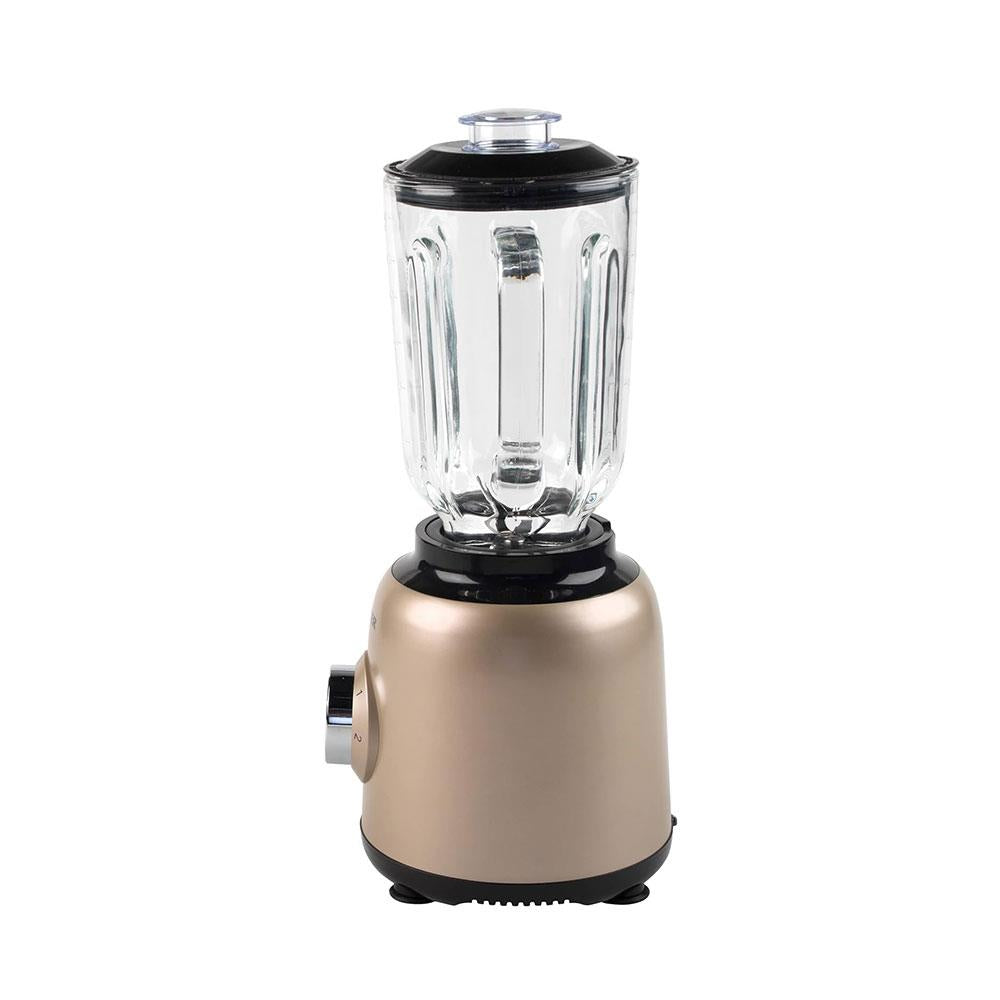 Salter Olympus Glass Jug Blender Milkshake & Smoothie Maker 800W 1.5 Litres - Gold