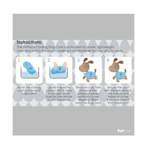 Petface Cooling Summer Dog Coat 60cm - Blue