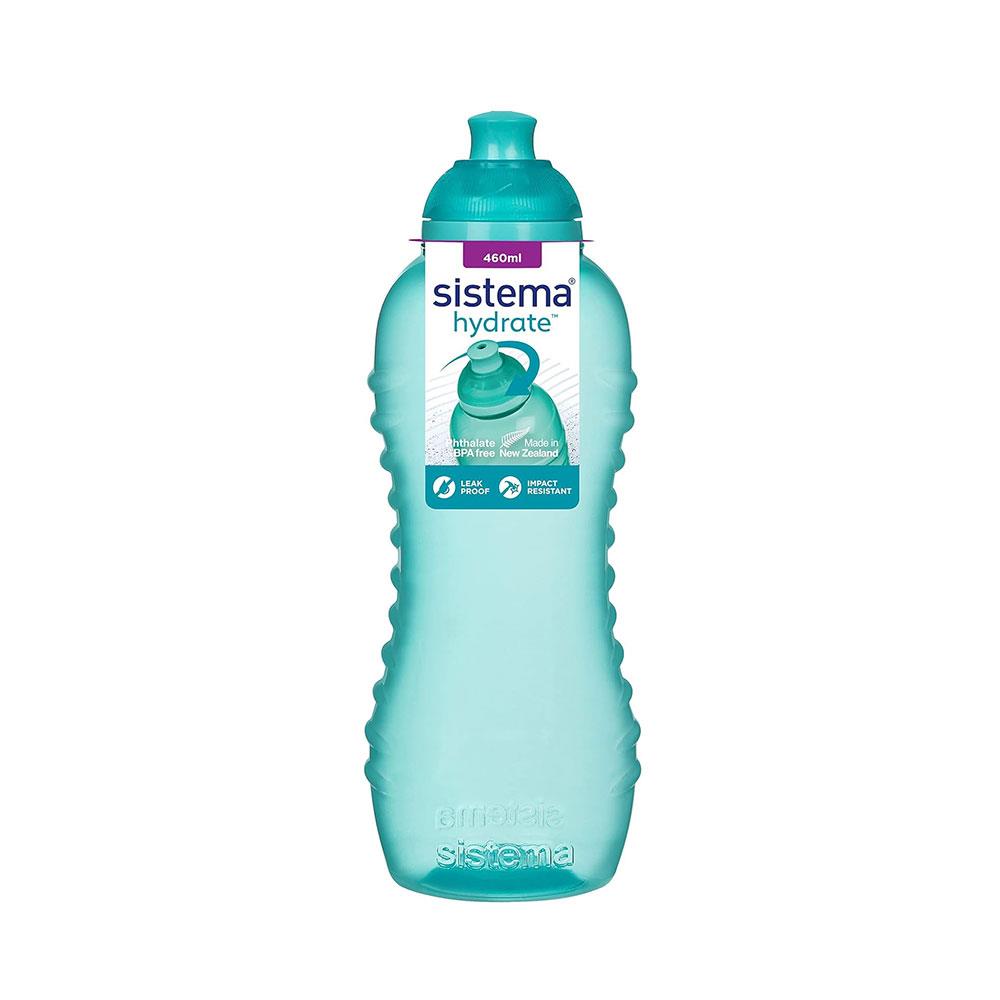 Sistema Twist & Sip Squeeze Sports Water Bottle 460ml - Assorted Colours Main image